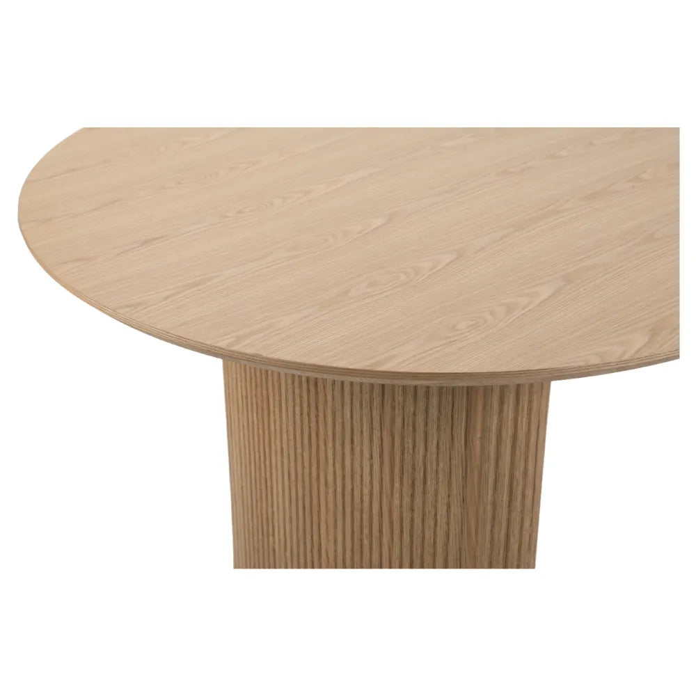 Leo ovalt spisebord 200 cm i eik