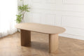 Leo ovalt spisebord 200 cm i eik