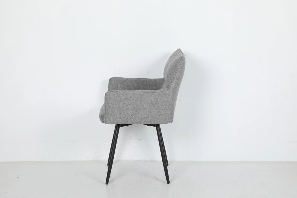 Fido Spisestol – 180° Roterbar med Davis Barrel-stoff